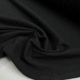 Heavy Rib Cotton Jersey - Black