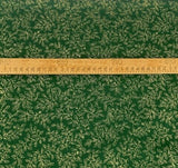 Christmas Cotton - Holly - Green