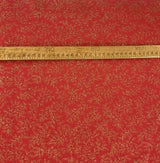 Christmas Cotton - Holly - Red