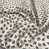 Christmas Cotton - Holly Natural - Medium