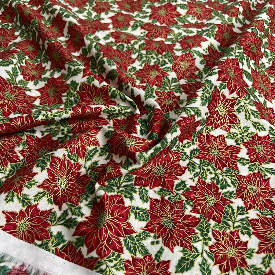 Christmas Prints - Poinsettia