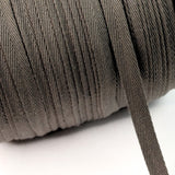 14mm grey cotton heringbone webbing bunting tape crafts Roll
