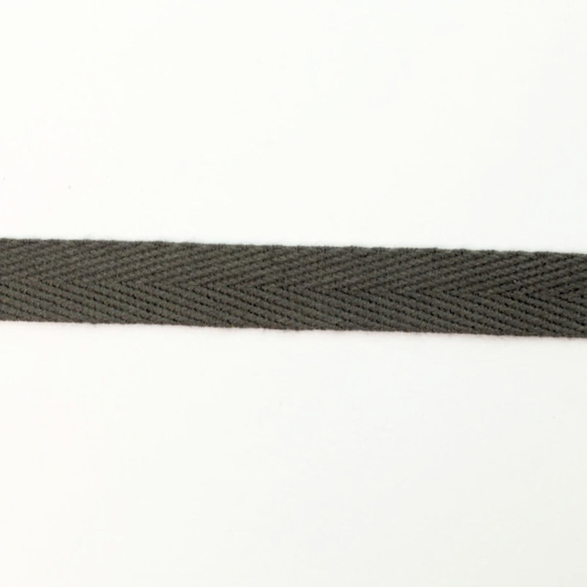 14mm grey cotton herringbone webbing bunting tape crafts CU