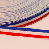 Red, White & Royal Blue Stripe Craft Tape (15mm)