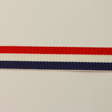 Red, White & Navy Stripe Craft Tape (15mm)