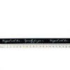 16mm 'Wrapped With Love' Ribbon - Black (5m)