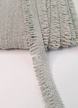 Silver Lurex Fringe Braid Trim Edging (20mm)