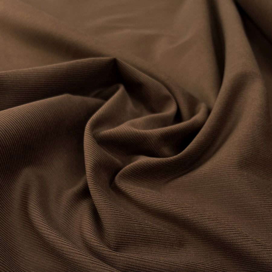 Remnant - 21 Wale Needlecord - Brown (1.25m)