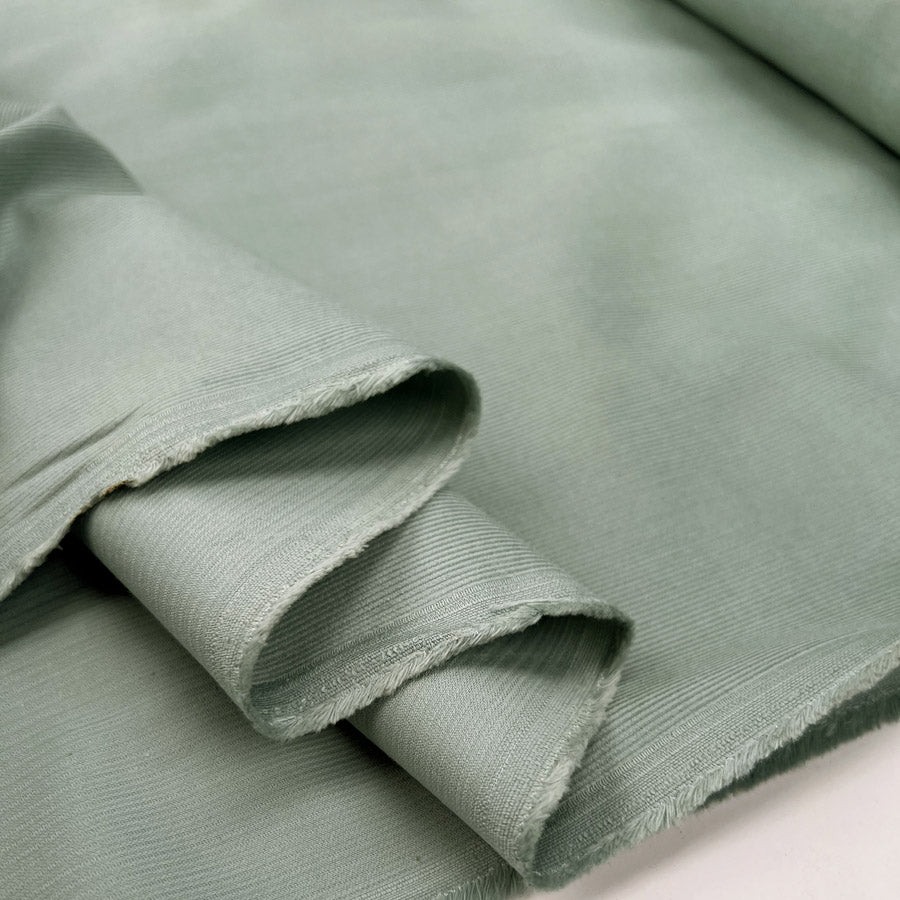 Cotton Corduroy Shirt Fabric | 21 Wale Needlecord - Mint – Croft Mill