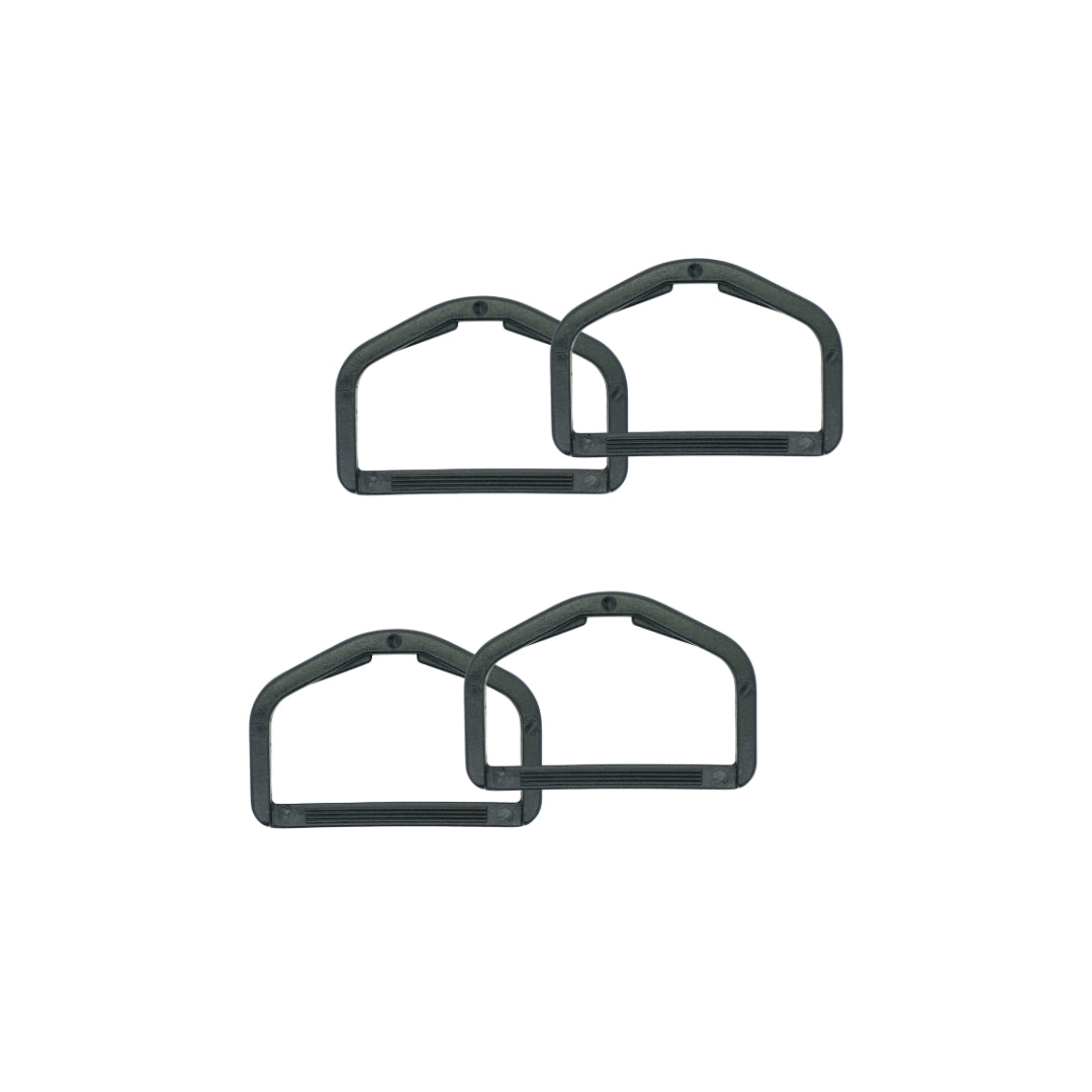 Plastic D-Rings - Black (25mm)