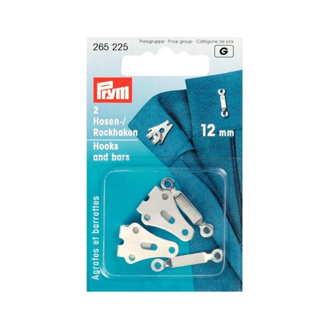 Prym - Trousers & Skirts Hooks and - Silver (12mm)