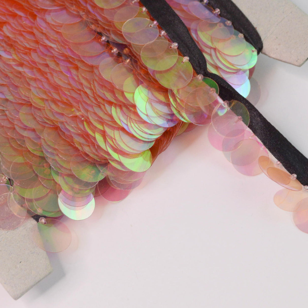 Light Pink Sequin & Beaded Trim