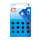Prym - Sew-On Snap Fasteners - Black (7mm)