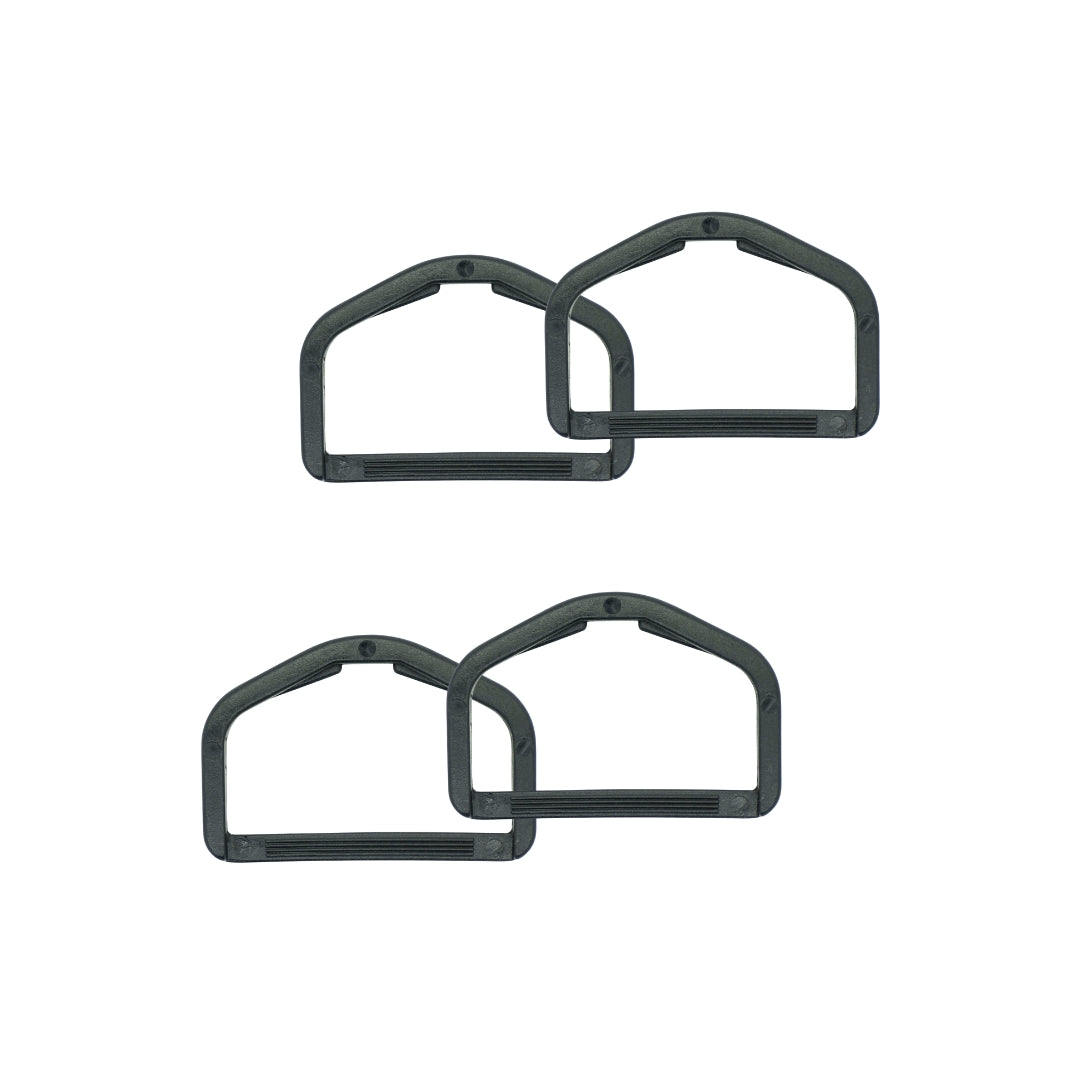 Plastic D-Rings - Black (38mm)