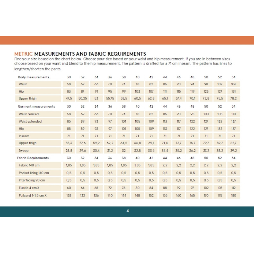 Wardrobe By Me - Easy Pants Sewing Pattern