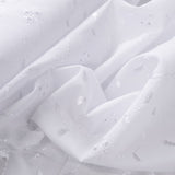 3 Hole - Broderie Anglaise - White