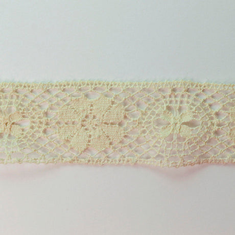 40mm Vintage Lace Ivory Cotton Crochet Tape Crafts 2