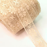Vintage Cream Cotton Crochet Tape (40mm)