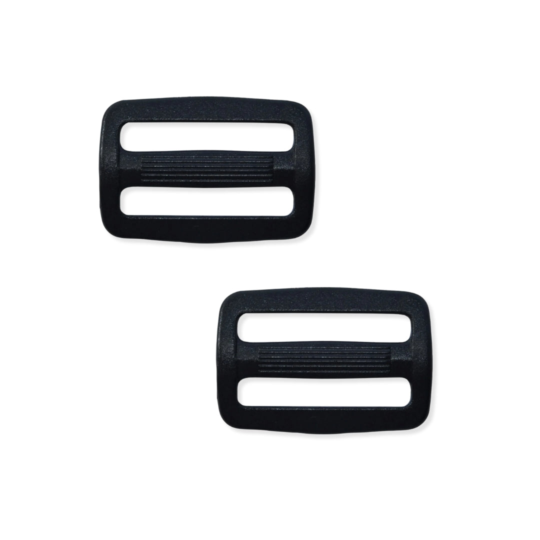 Plastic Strap Sliders - Black (40mm)