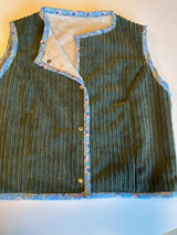 Fur Lined Cord - Rust