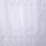 5 Hole - Broderie Anglaise - White