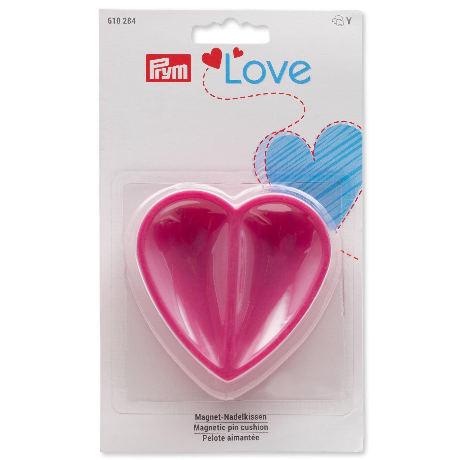 Prym Love - Heart Shaped Magnetic Pin Cushion