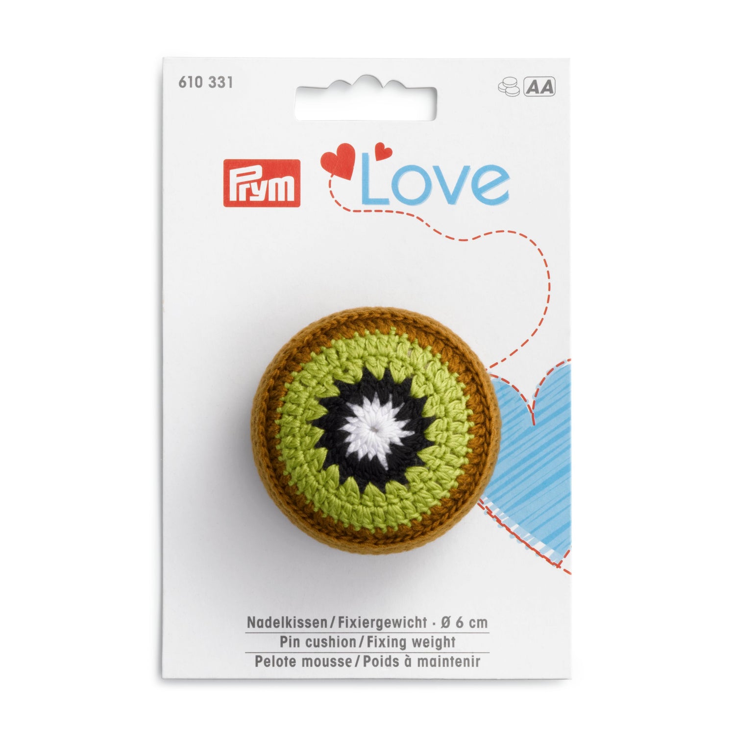 Prym Love - Pin Cushion/Fixing Weight - Kiwi