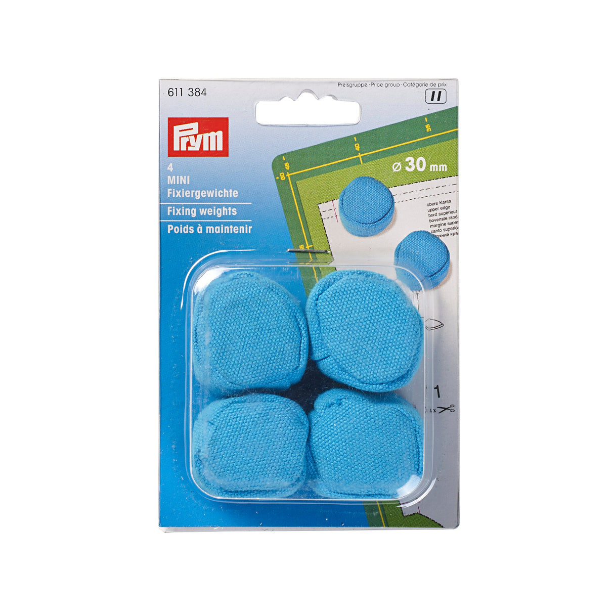 Prym - Fixing Weights - Blue (30mm)