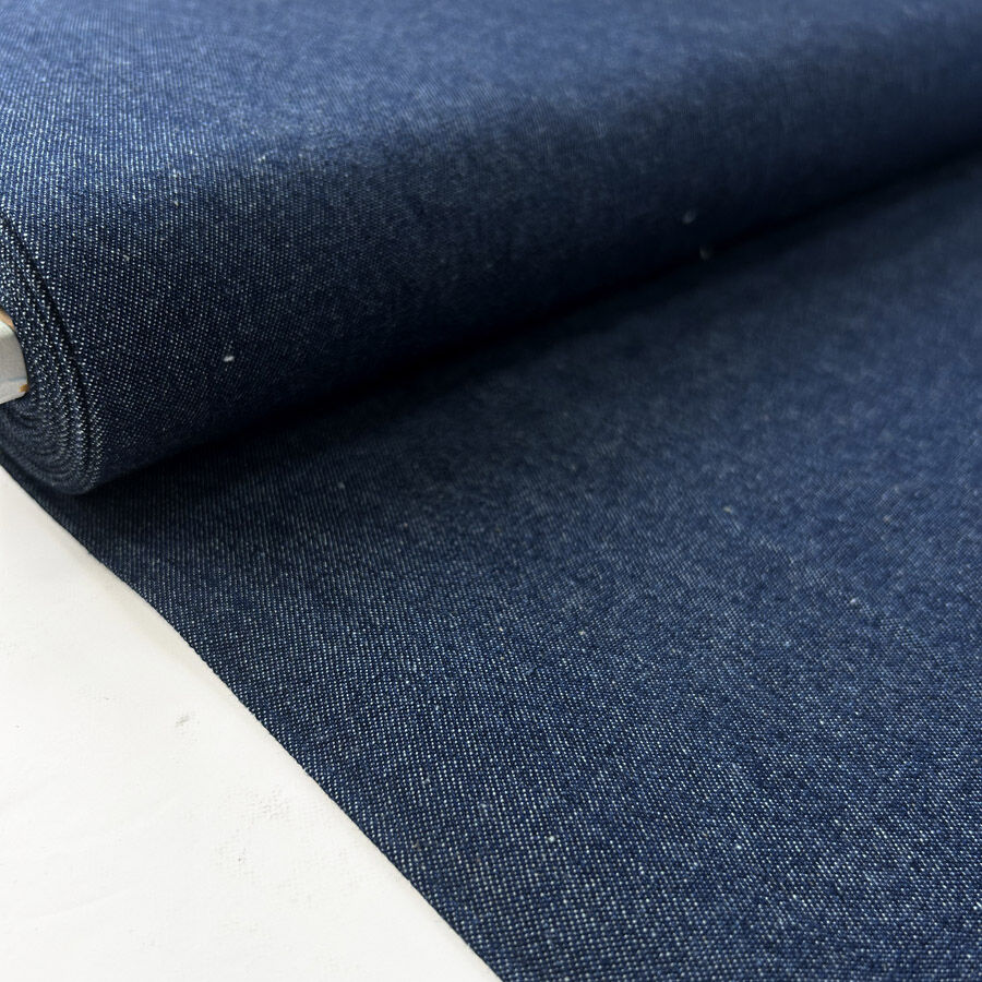 7.5oz Washed Denim - Indigo