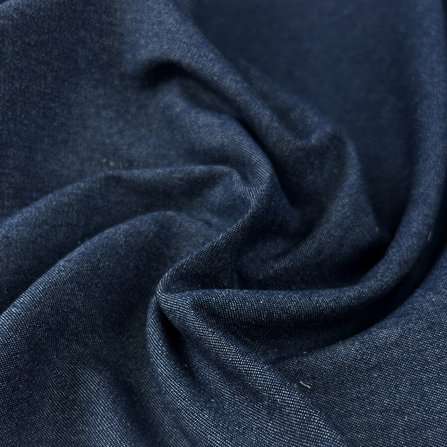7.5oz Washed Denim - Indigo