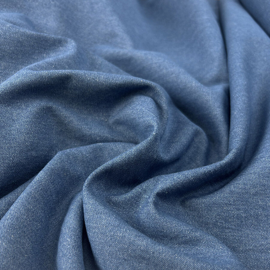 7.5oz Washed Denim - Light Blue