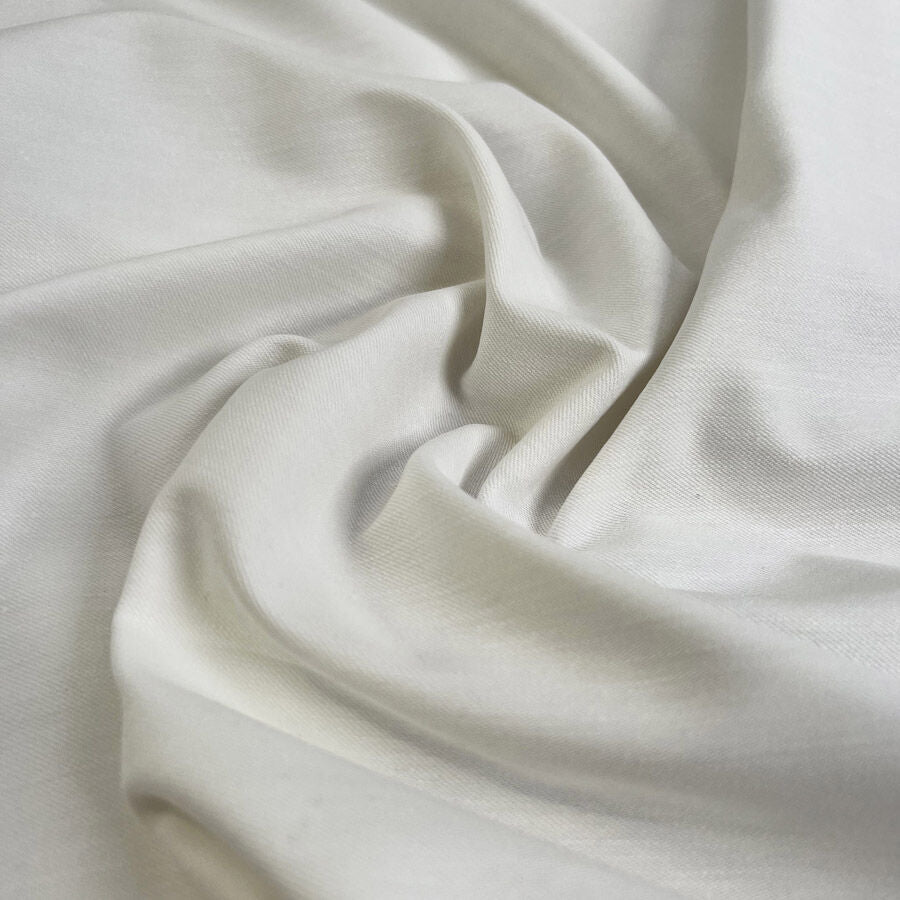 7.75oz Stretch Denim - White