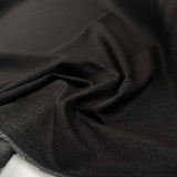 7.5oz City Denim Black Cotton Woven Trouser Fabric Close Up