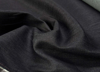 7.5oz Stretch Denim Charcoal Cotton Elastane Woven Trouser Fabric CU