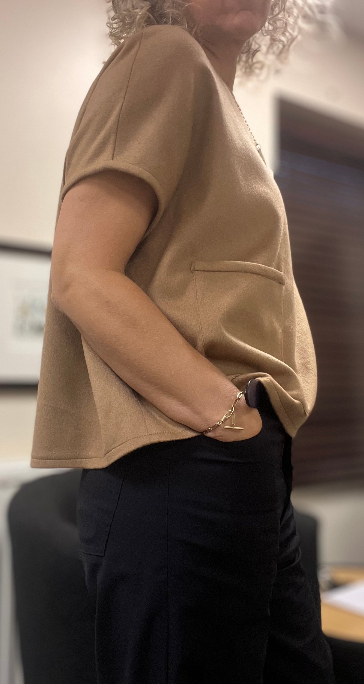 100% Italian Cashmere Jacketing - Camel