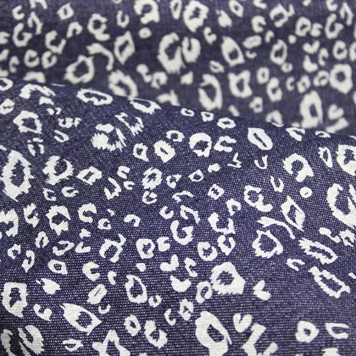 8oz Denim - Leopard