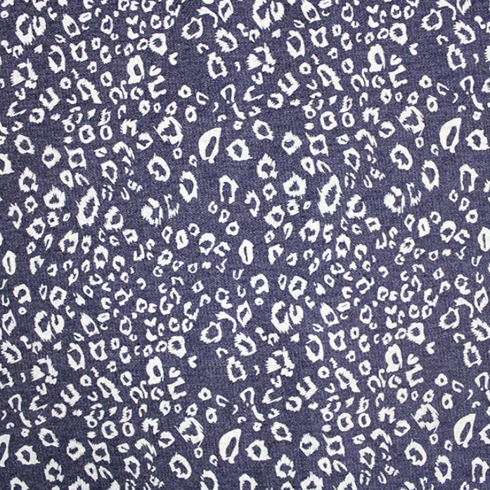 8oz Denim - Leopard