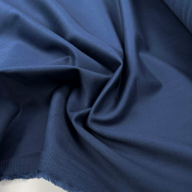 Italian Cotton Cashmere Twill Trouser Fabric Abruzzi Twill Airforce CU
