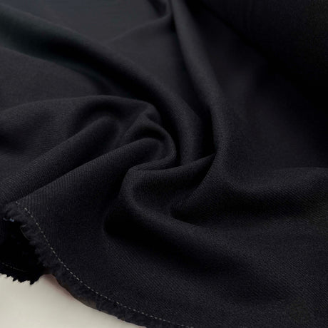 Navy 100% Wool Heavy Twill Coating Fabric Admiration CU