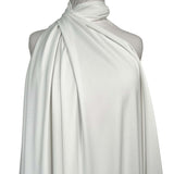 Aero White Polyester Elastane Soft Lightweight Knit Jersey Fabric Mannequin