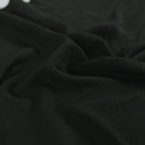 Airflow Viscose Black Plain Viscose Polyamide 140gsm Dress Fabric CU