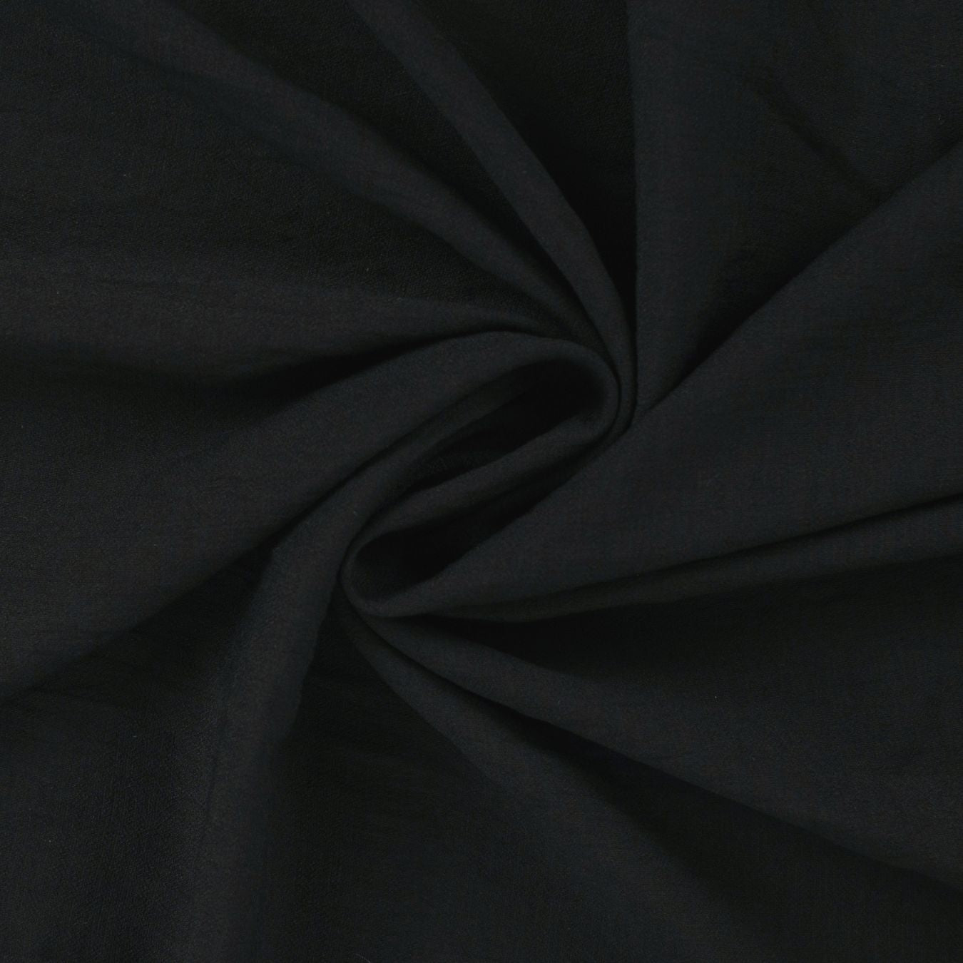 Airflow Viscose Black Plain Viscose Polyamide 140gsm Dress Fabric Swirl