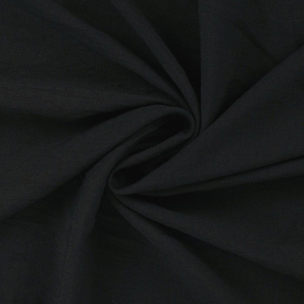 Airflow Viscose Black Plain Viscose Polyamide 140gsm Dress Fabric Swirl