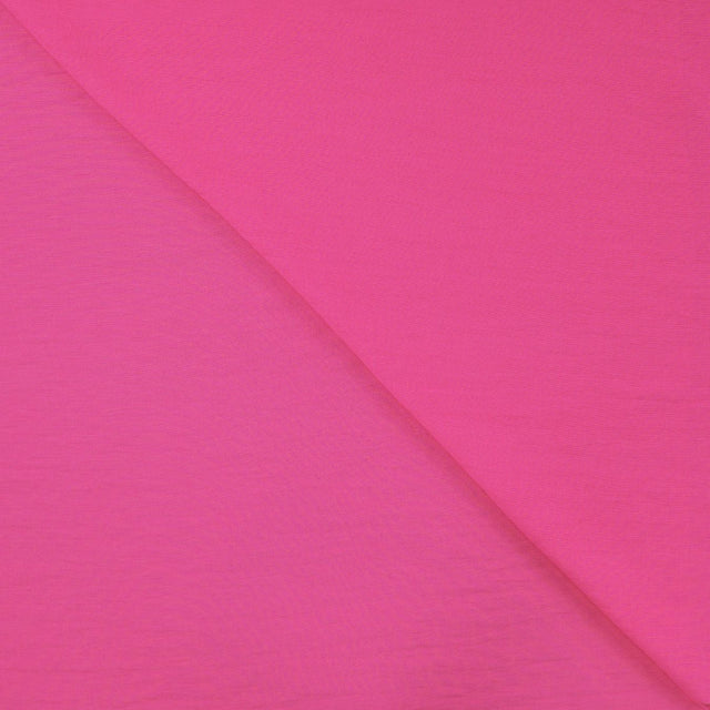 Airflow Viscose Fuchsia Plain Viscose Polyamide 140gsm Dress Fabric Fold