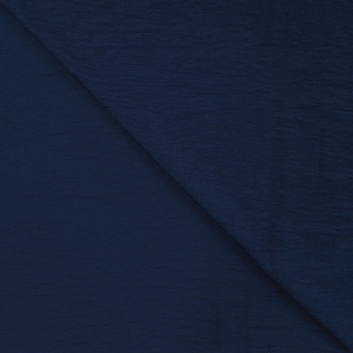 Airflow Viscose Navy Plain Viscose Polyamide 140gsm Dress Fabric Fold