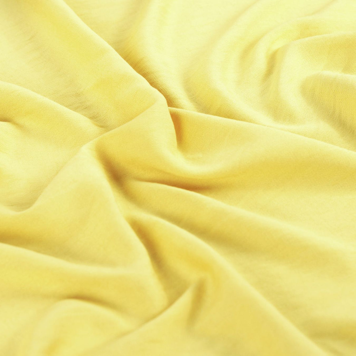 Airflow Viscose Yellow Plain Viscose Polyamide 140gsm Dress Fabric CU