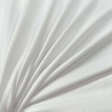 Lightweight Off-White Cotton Elastane Dress Fabric Alabaster White Stretch
