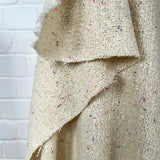 Confetti Wool Bouclé Coating Fabric All Season Wool Tweed Hang