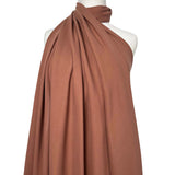 All Spice Lyocell Viscose Cinnamon Brown Soft Suiting Fabric Mannequin