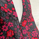 Pink PolyCotton Floral Dress Fabric Arianna Brocade 